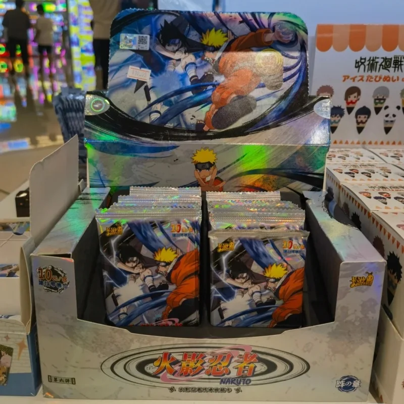 

Kayou Genuine Naruto Cards New W7 W6 Anime Collection Card Box Fight Chapter Pro Chapter Ninja World Kids Toy Game Surprise Gift
