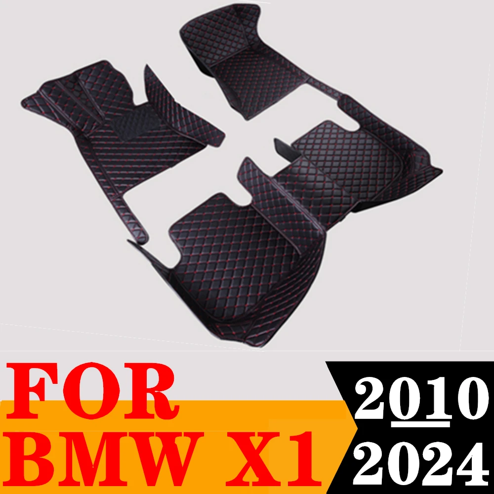 Car Floor Mats For BMW X1 2024 2023 2022 2021 20 2019 2018 2017 2016-2011 2010 Custom Fit FloorLiner Auto Foot Pads Carpet Cover