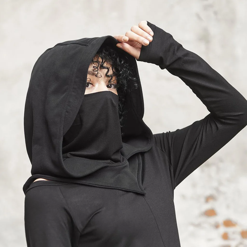 للجنسين أزياء الهالوين قناع القرون الوسطى قبعة تأثيري عصر النهضة مقنعين عباءة كيب القلنسوة قاتل الأسود القوطية مصاص دماء الملحقات