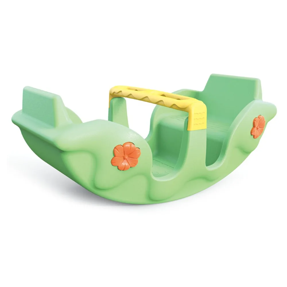 

【Best-selling】Durable Basket Shaped Plastic Seesaw High Quality 4-Person Indoor Playground Seesaws For Children