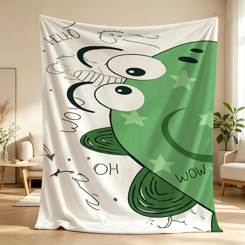 Cute Whimsical Sea Turtle Ocean Throw Blanket Kids Nursery Decor Plush Comforter 150x200cm Hello Wow Oh Gift Idea