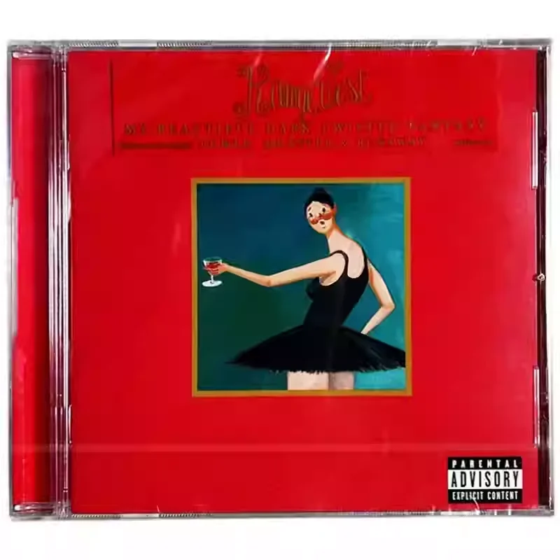 

CD Hip-Hop Album Kanye West Music CD My Beautiful Dark Twisted Fantasy Music Record Cosplay Walkman Car Soundtracks Box Gifts