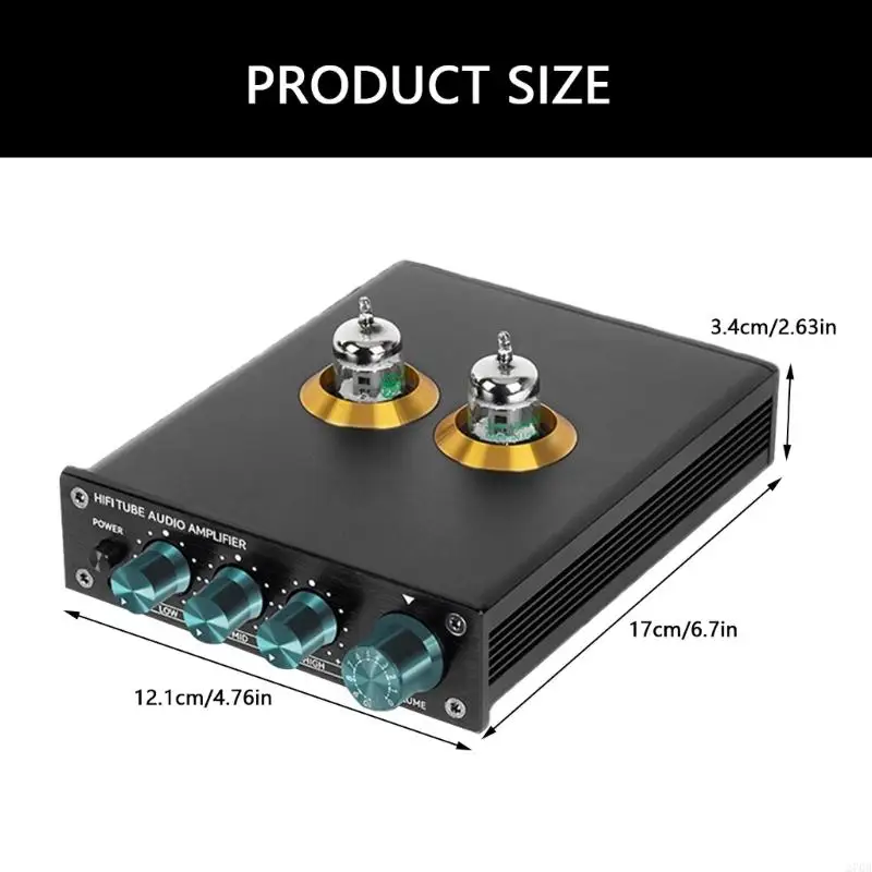 270b tabung audiophile preamplifier hifi tidak ada latar belakang noise penyesuaian bass tinggi mini