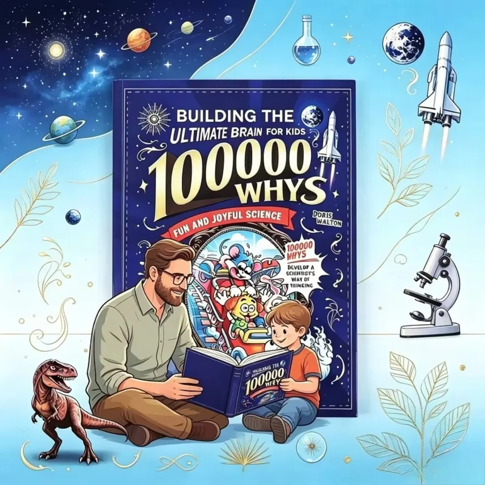 100000 Whys Kids Science Book, Building The Ultimate Brain, Fun Reading for Developing Children's Scientific Thinking