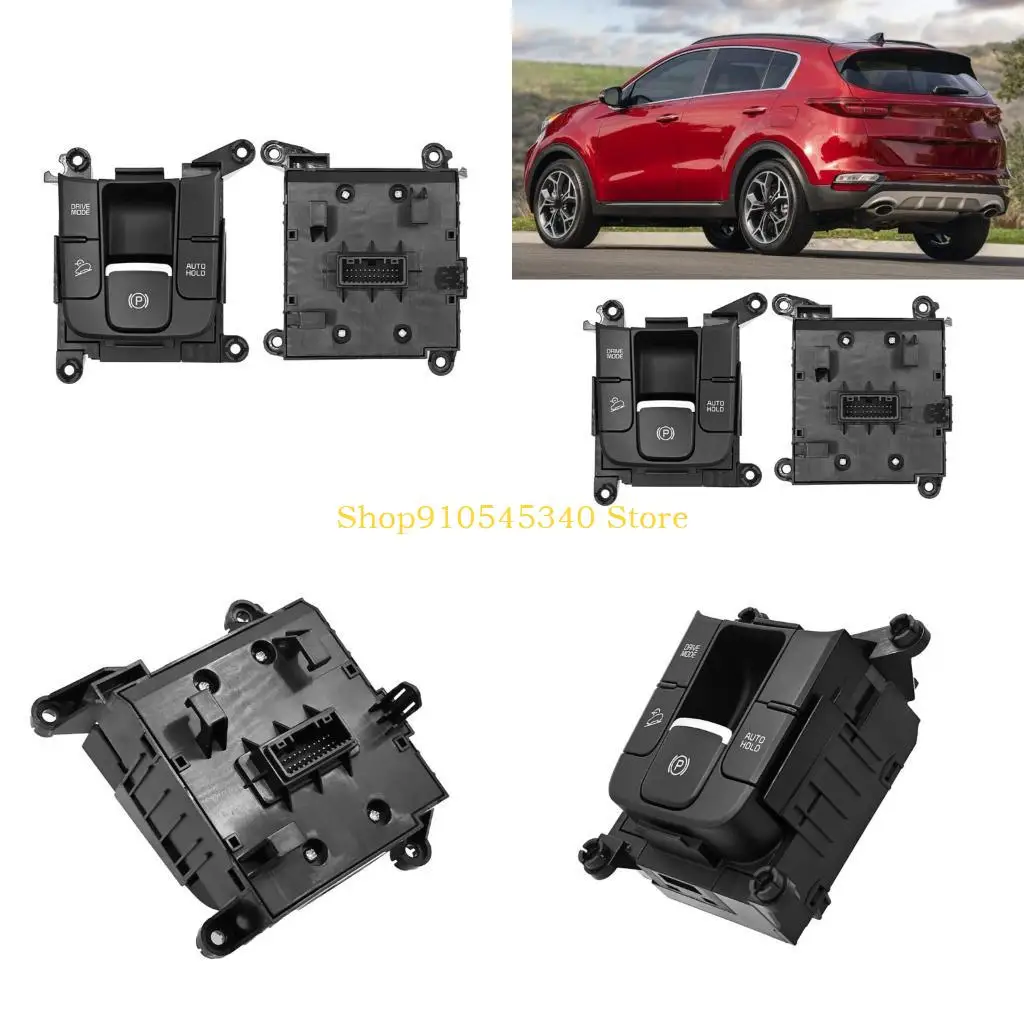 U2JA 93600-D9000WK Electric Parking Handbrake Brake Switches Button for 2020-2022 Handbrake Button Console Multifunction