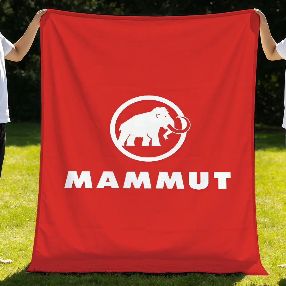 Koc z logo M-MAMMUTS, miękki, – Kids Toys Logo recenzja i cena
