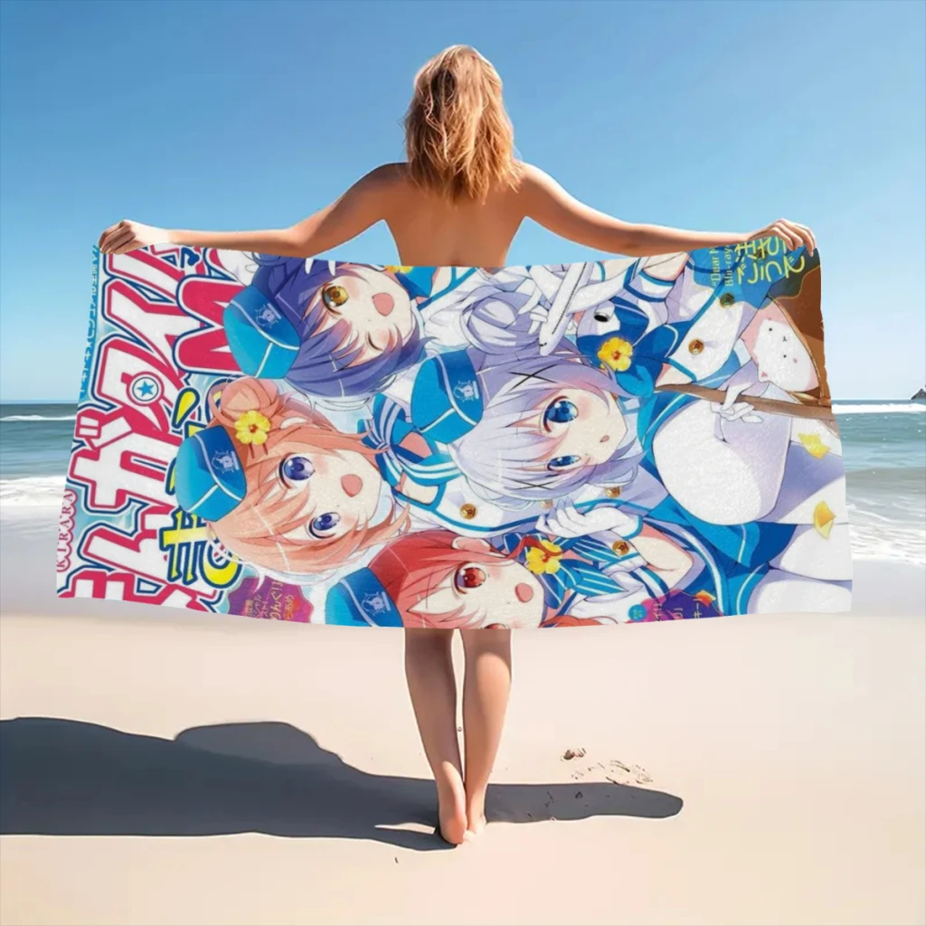 Is the order a rabbit? Beach Towel  Poncho Bathing Towels Cover-ups Quick Dry Sand Free Yoga Spa Gym Pool