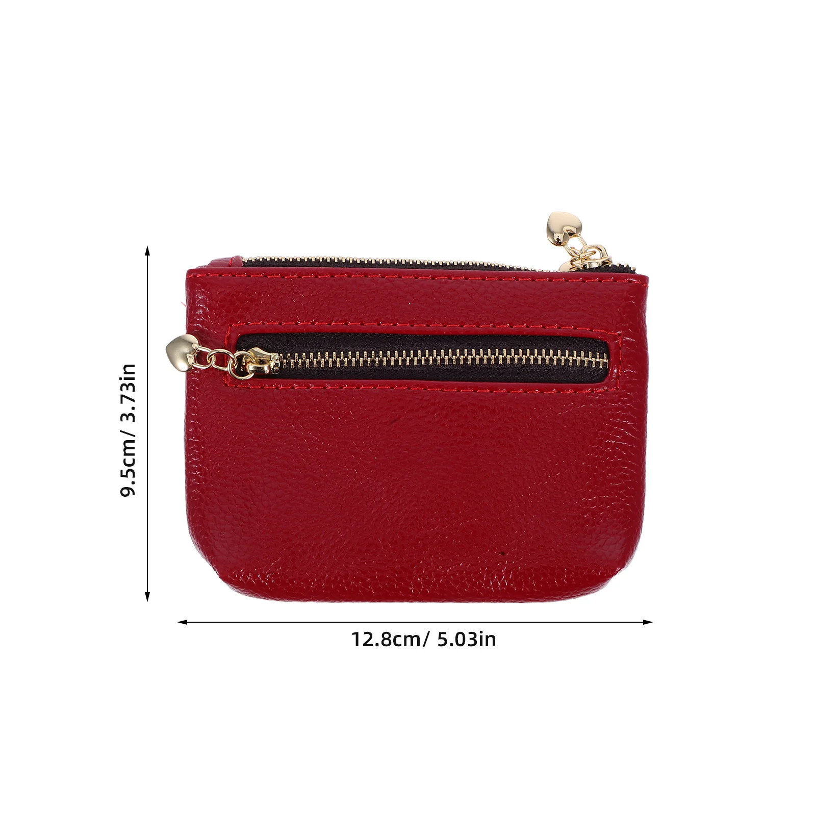 محفظة قصيرة أنيقة للنساء، محفظة تغيير ناعمة من البولي يوريثان مع سحاب، منظم حقيبة نقود متعددة الوظائف، محفظة نسائية مدمجة #4