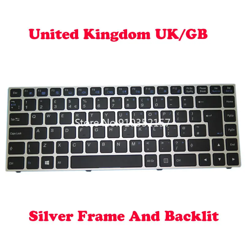 US KR SD UK FR GR Backlit Keyboard For CLEVO P640HJ P640HK1 P640RE P640RF P641HJ P641HK1 P641R P641RF Japanese JP TW RU SP SW