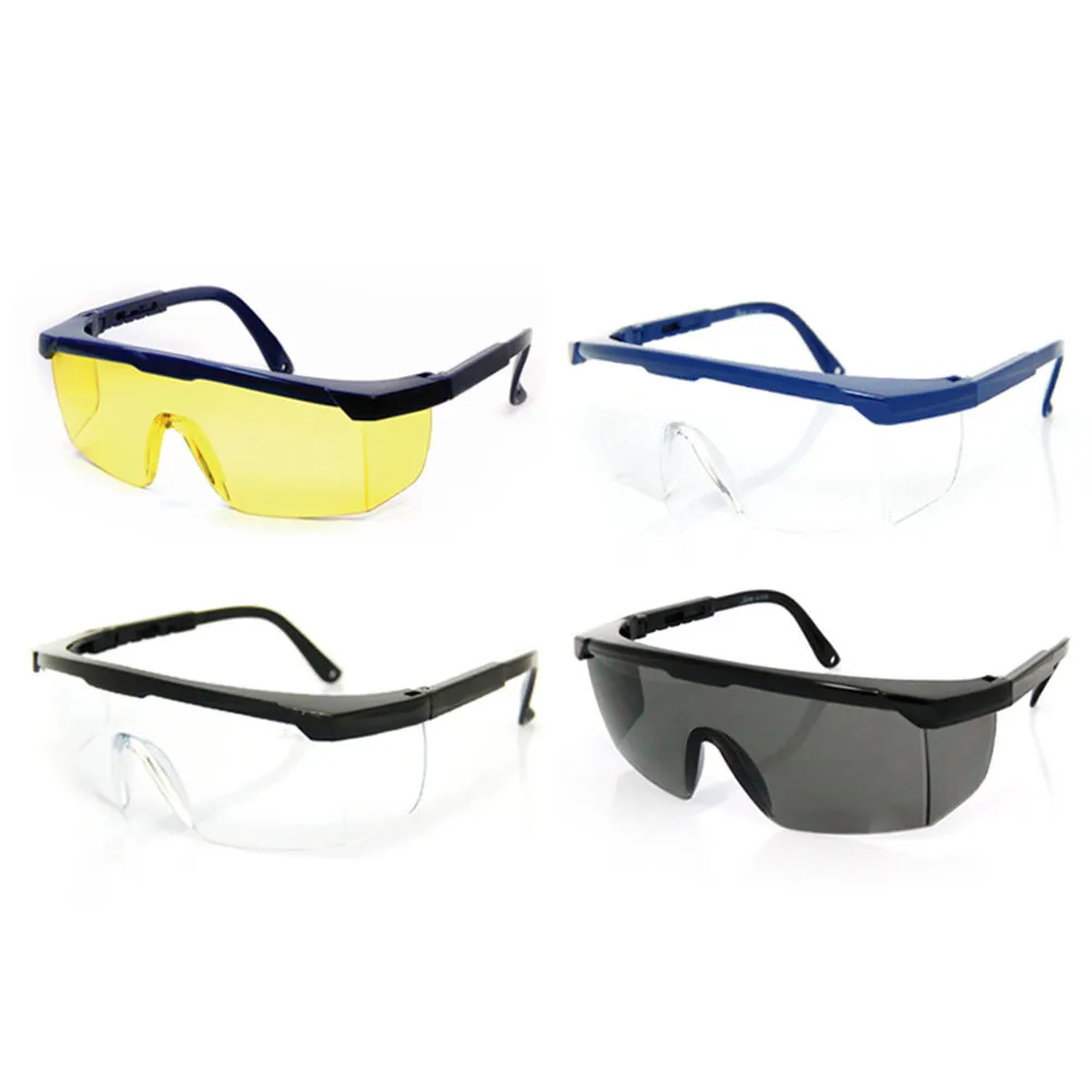 

Shockproof Anti-Splash Anti-Uv Industrial Safety Glasses Pc Material Ergonomic Design 4-Section Adjustable Legs for Polishing