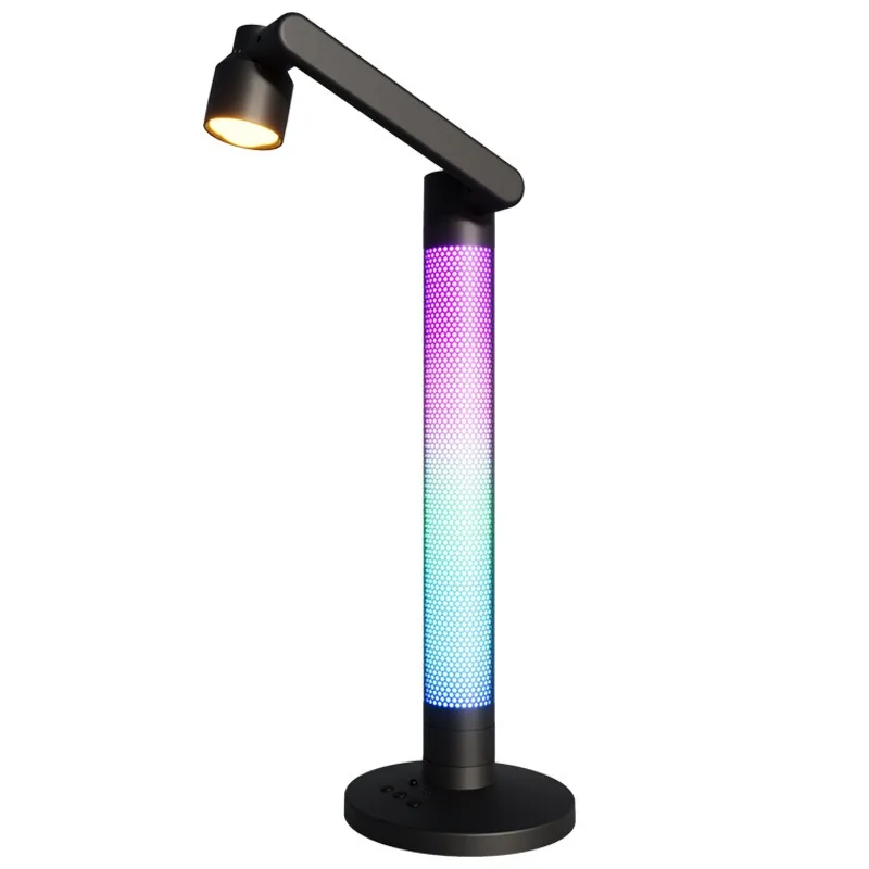 2 in 1 Atmosphere Desk Lamp Rotatable APP Color Adjustment Desktop Light Eye Protection Work Learning Design