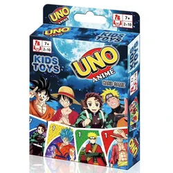 Uno flip! Ein Stück Naruto Brettspiel Anime Cartoon Figur Muster Familie lustige Unterhaltung uno Kartenspiele Weihnachts geschenke