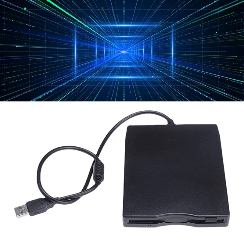 USB External Floppy Drive Mobile Floppy Drive Floppy Disk Drive 3.5 Inch 1.44M USB Computer Mobile Floppy Drive Plate