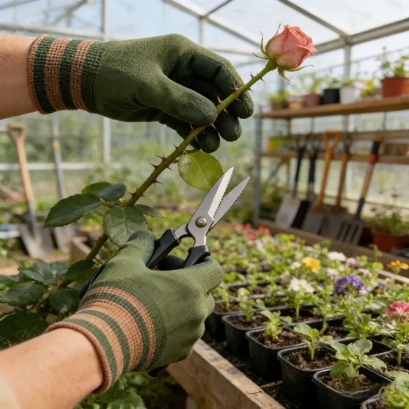 Multi-use Gardening Gloves Anti-Thorn Waterproof Cut Resistant Non-slip Grip for Pruning Rose Thistle Cleaning Outdoor Work