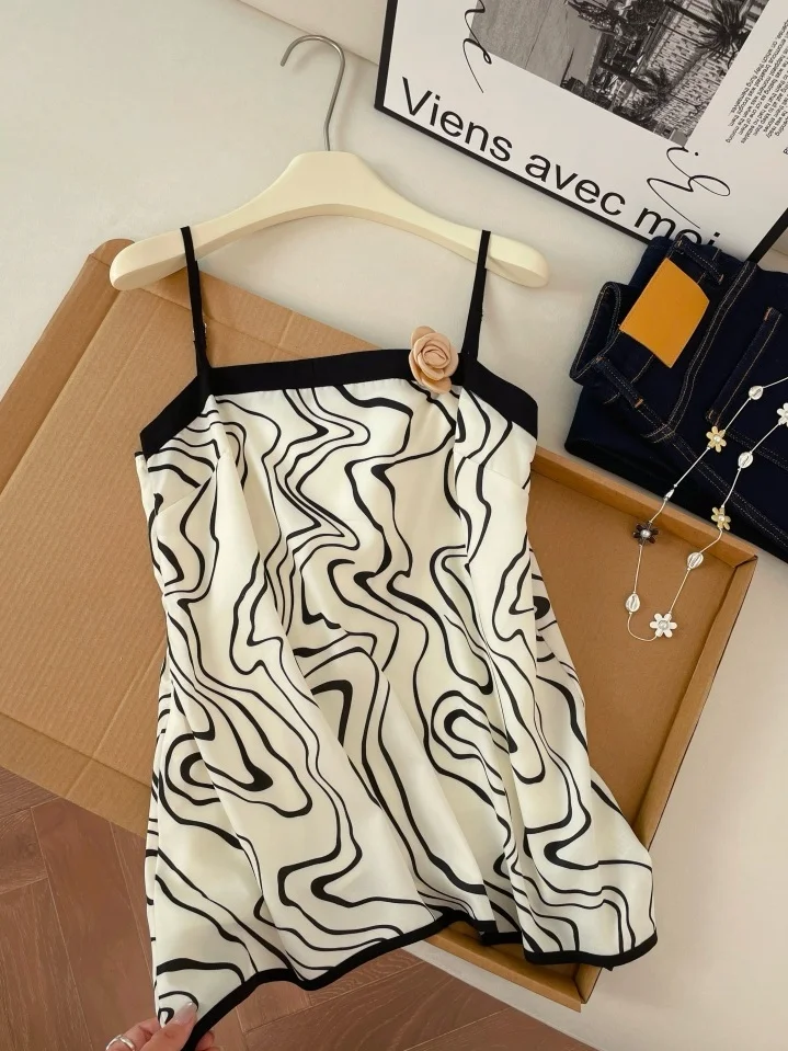 

Сексуальный летний топ-майка с принтом для женщин, очень красивый шифоновый топ, 100% хлопок, без рукавов