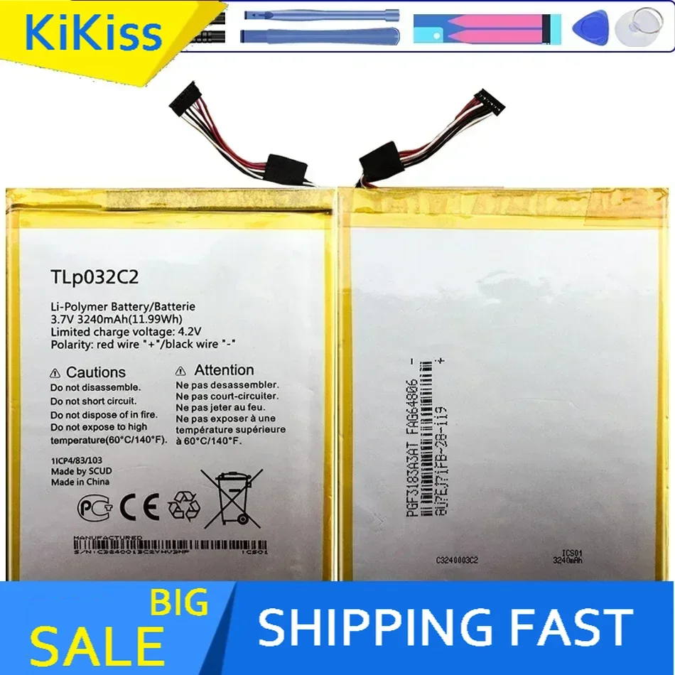 TLp032CC аккумулятор для Alcatel One Touch Pixi 8 Pixi 8.0 3G 9005X OT-9005X аккумулятор для мобильного телефона Batterij Bateria