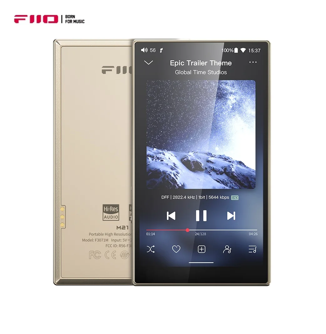 

FiiO M21 Android 13 HIFI Музыкальный плеер MP3 Walkman с выходом Snapdragon 680, 950 МВт Hi-Res Audio DSD Bluetooth LDAC