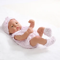 15.75inch 40cm Reborn Dolls Baby  Dolls Toys Girl Lifelike Reborn Dolls Full Body Vinyl Girl Doll Bebe Doll Toy Birthday Gift