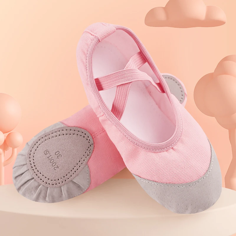 Children Girls Ballet Shoes Soft Sole Dance Shoes Kids Boys Adult Ballet Slippers Indoor Yoga Gym Dance Practice Shoes