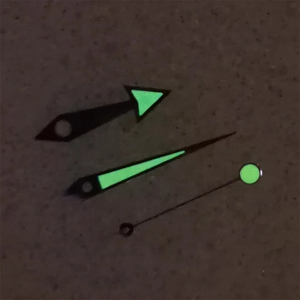 Fashion Green luminous Three Pin Suitable for Japan NH35 NH36 4R 7S Movement Modification Watch Pin