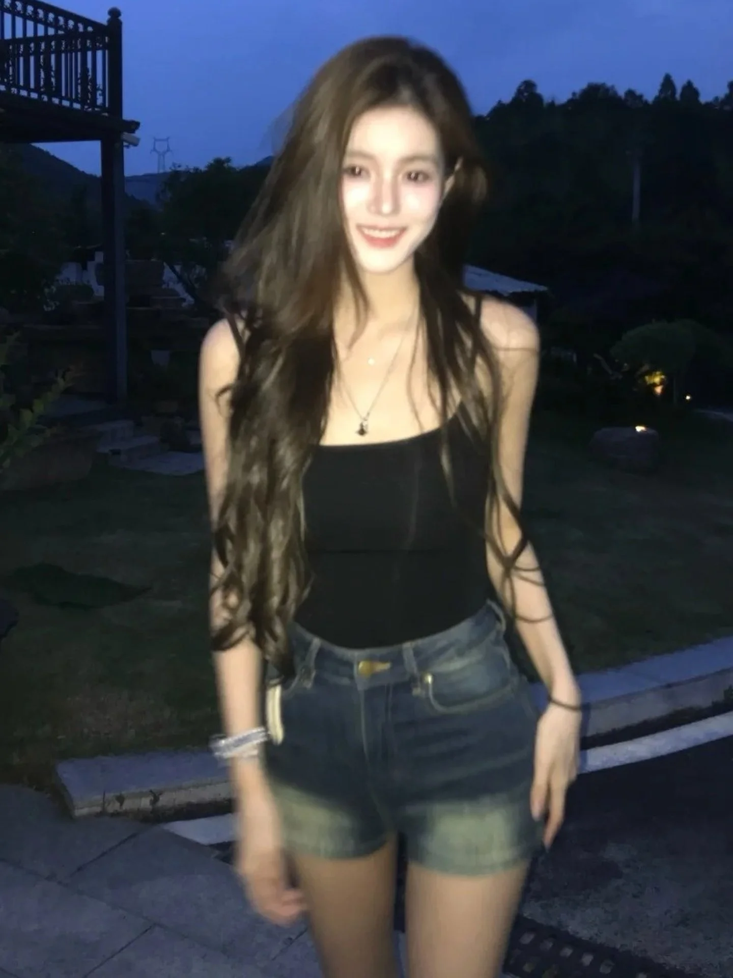 

Advanced Sexy Denim orts Women's High Waist Cotton Stretch Retro American Sle Slimming Tight Fit Versatile Hot Pants