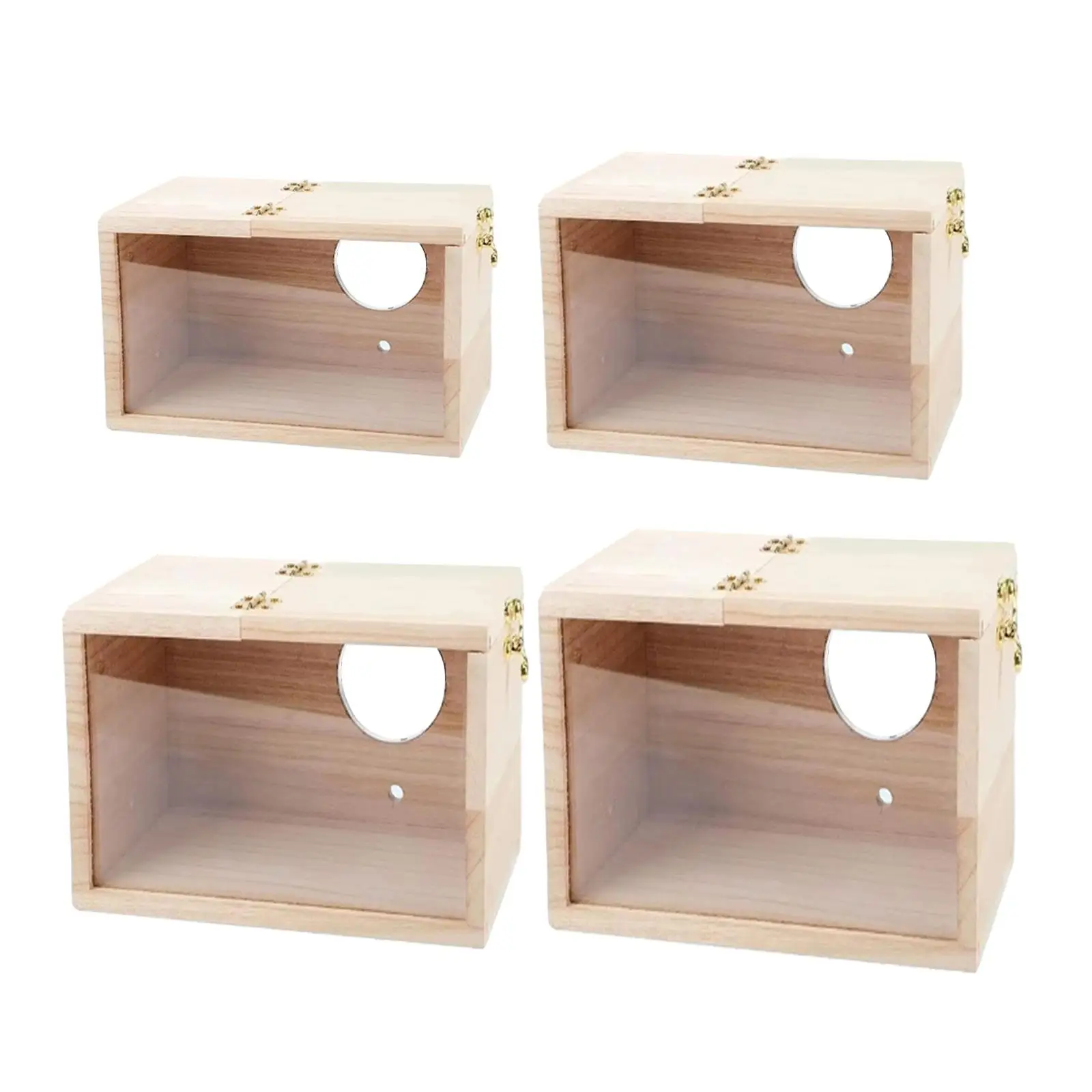 Nido con ventana para periquitos y agapornis – Caja de cría decorativa - imagen 2