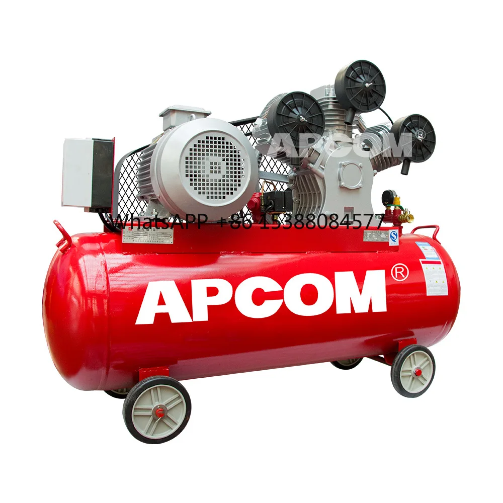 

Low Noise APCOM 25 CFM 30 CFM 7.5hp 5.5 kw Aircompressor 7.5hp 5.5kw Piston air Compressor De Aire