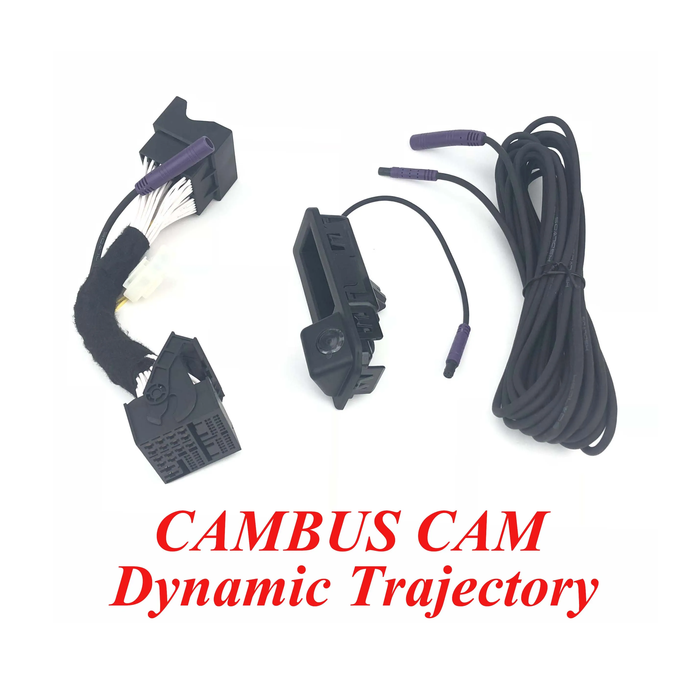 VKAUTO Canbus Dynamic Trajectory Car Camera For SEAT Ateca/Cupra Ateca 2016~2019 Parking backup Camera Work With MIB STD2 Unit