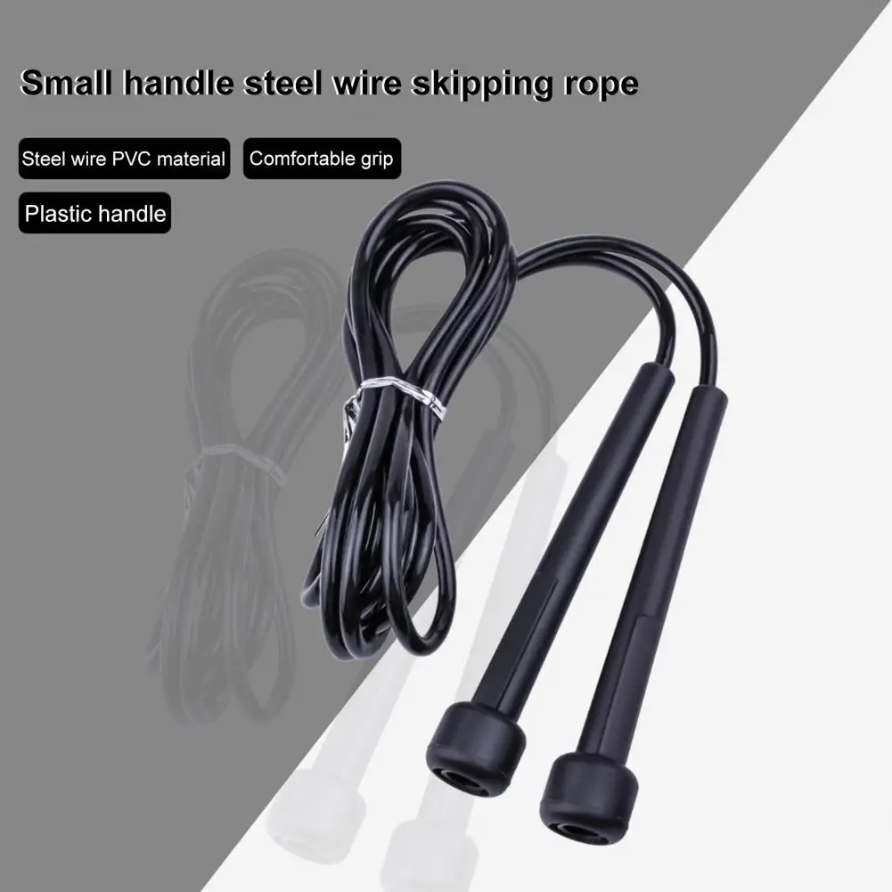 Useful Tear Resistant Training Jump Rope Plastic Handle Training Jump Rope Anti Winding Skipping Rope for School