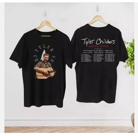 Tyler Childers Mule Pull 24 Tour 2024 Black T-Shirt Gift Fans All Size, hot hot.