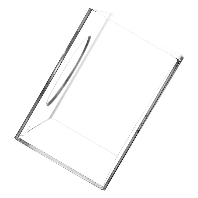 AEE2-Glove Box Holder Glove Dispenser Wall Mount, Acrylic Gloves Dispenser Clear Disposable Glove Holder Glove Rack
