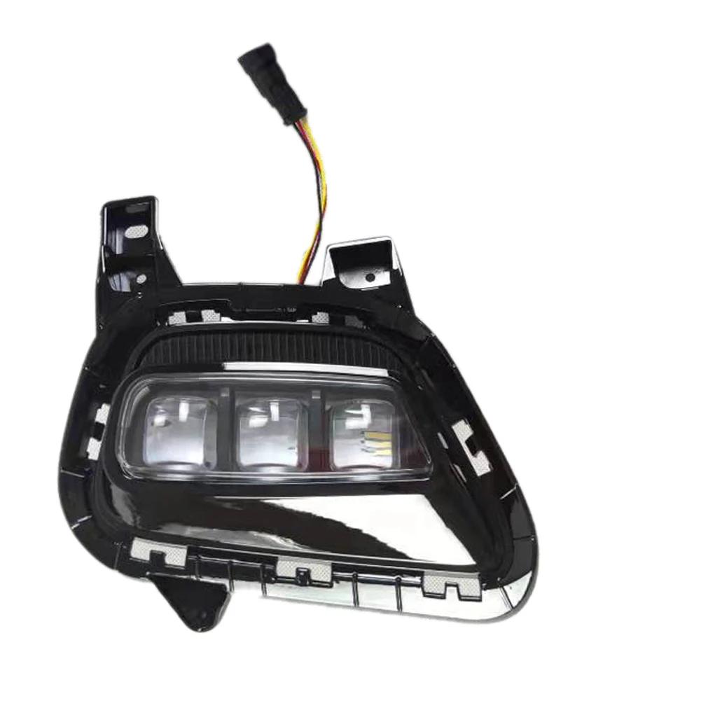 

LED Daytime Running Light for Kia Sonet 2021 Yellow Turn Signal Relay Waterproof DRL Fog Lamp Decoration jasmine