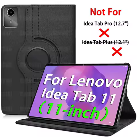 Case for Lenovo Idea Tab (11 inch) 2025 Anti-fall Protection Cover Sleep Wake Function 360 Rotating Stand Protective Shell