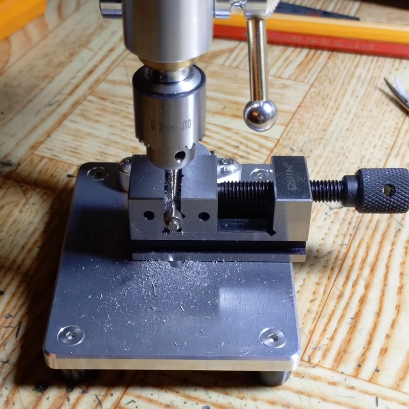 1Inch Machine Vise Clamp Precision Mini Vise Clamp QGG25 Surface Clamp Tool Steel Vise