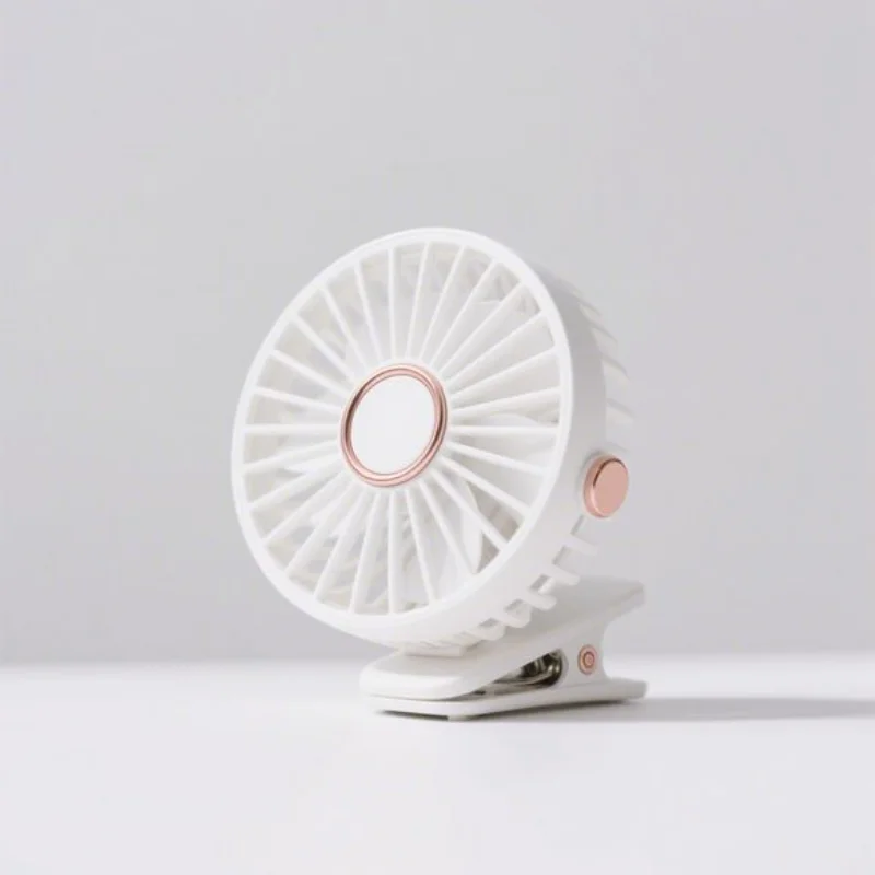 مروحة USB صغيرة صامتة مدمجة - تبريد محمول للمكتب، النوم، سطح المكتب، عربة أطفال، مروحة شحن كهربائية، مريحة وفعالة