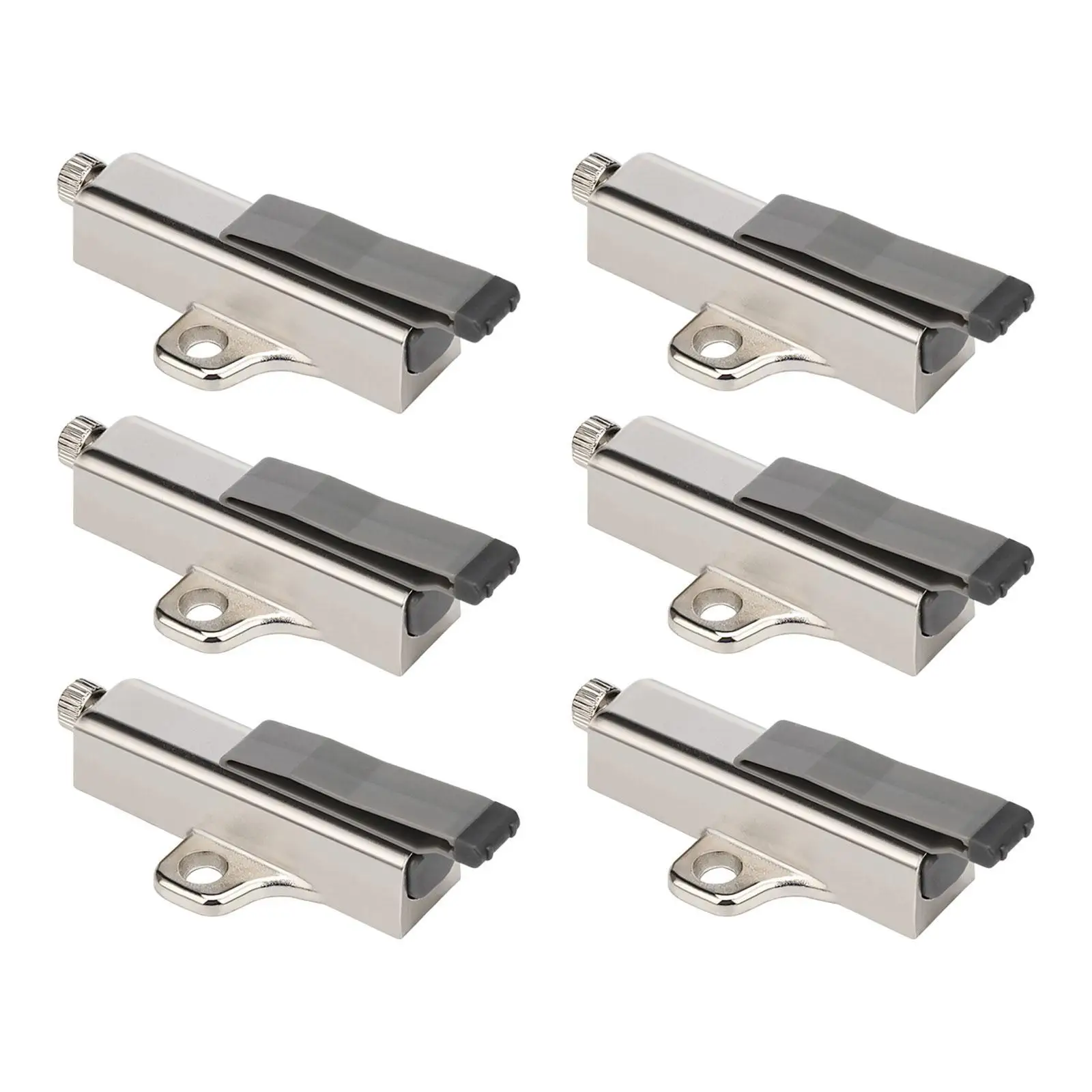 

6x Close Damper for Cabinet Door Anti Collision Silent Alloy Compact Adapter Hardware for Cabinet Cupboard Wardrobe
