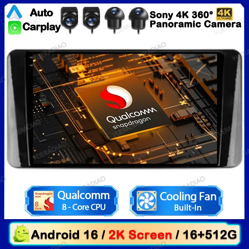 Android 16 Carplay Auto For Volkswagen Polo Mk6 VI 6 2020 2021 2022 Car Radio Multimedia Video Player Head Unit GPS NAVI 4G WIFI