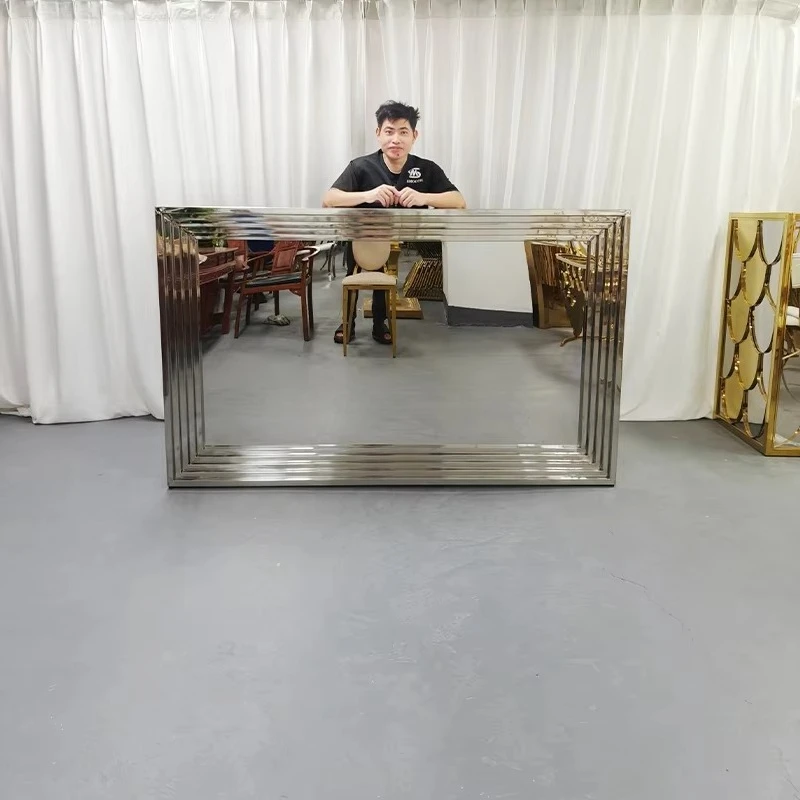 Modern golden wedding rectangular dining table, suitable for events, parties, kitchens, and restaurants