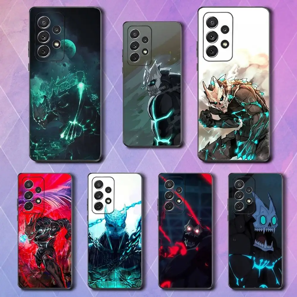 

Hot K-Kaiju No-8 Anime Phone Case For Samsung S25,S24,S23,S22,S21,S20,S10,Ultra,Plus,Lite,FE,Soft Silicone Black Cover