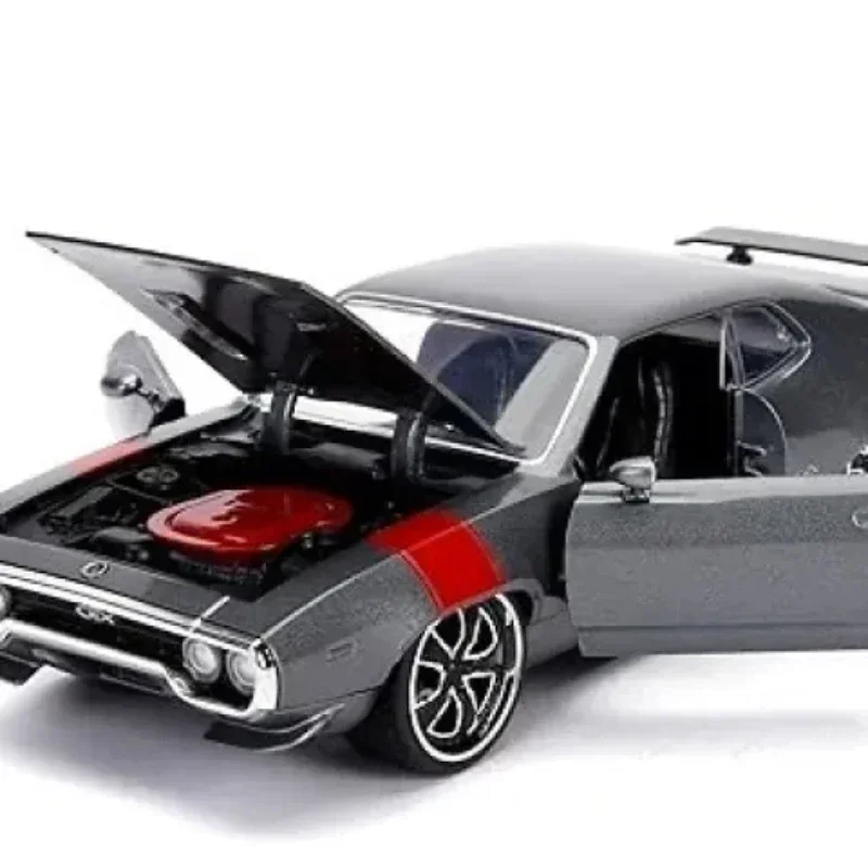 1:24 1972 Plymouth GTX High Simulation Alloy Car Model Collectible Toy Gift Souvenir Display Ornament