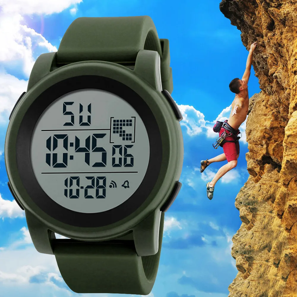 

Luxury Men Analog Digital Military Sport LED Waterproof Wrist Watch relogio masculino watch men часы мужские erkek kol saati