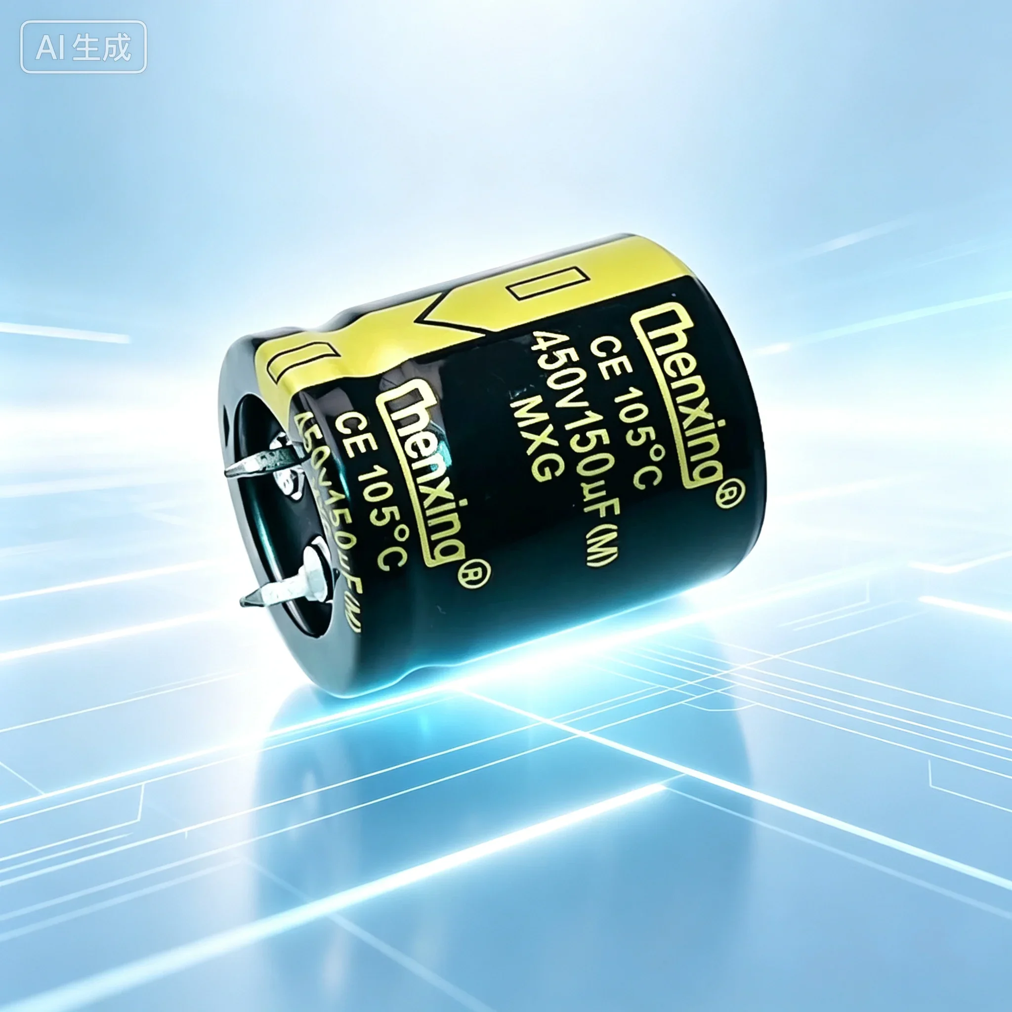 Genuine 150UF 450V Snap-in Electrolytic Capacitor for Power Unit, Size 25X30MM  20pcs view 2