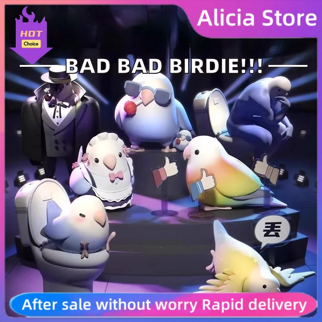 

NEW Original Plzdot Love Birdie Series Blind Box Bad Birdie Mini Figures Mystery Box Guess Bag Cute Figure Desk Model Gift Toys