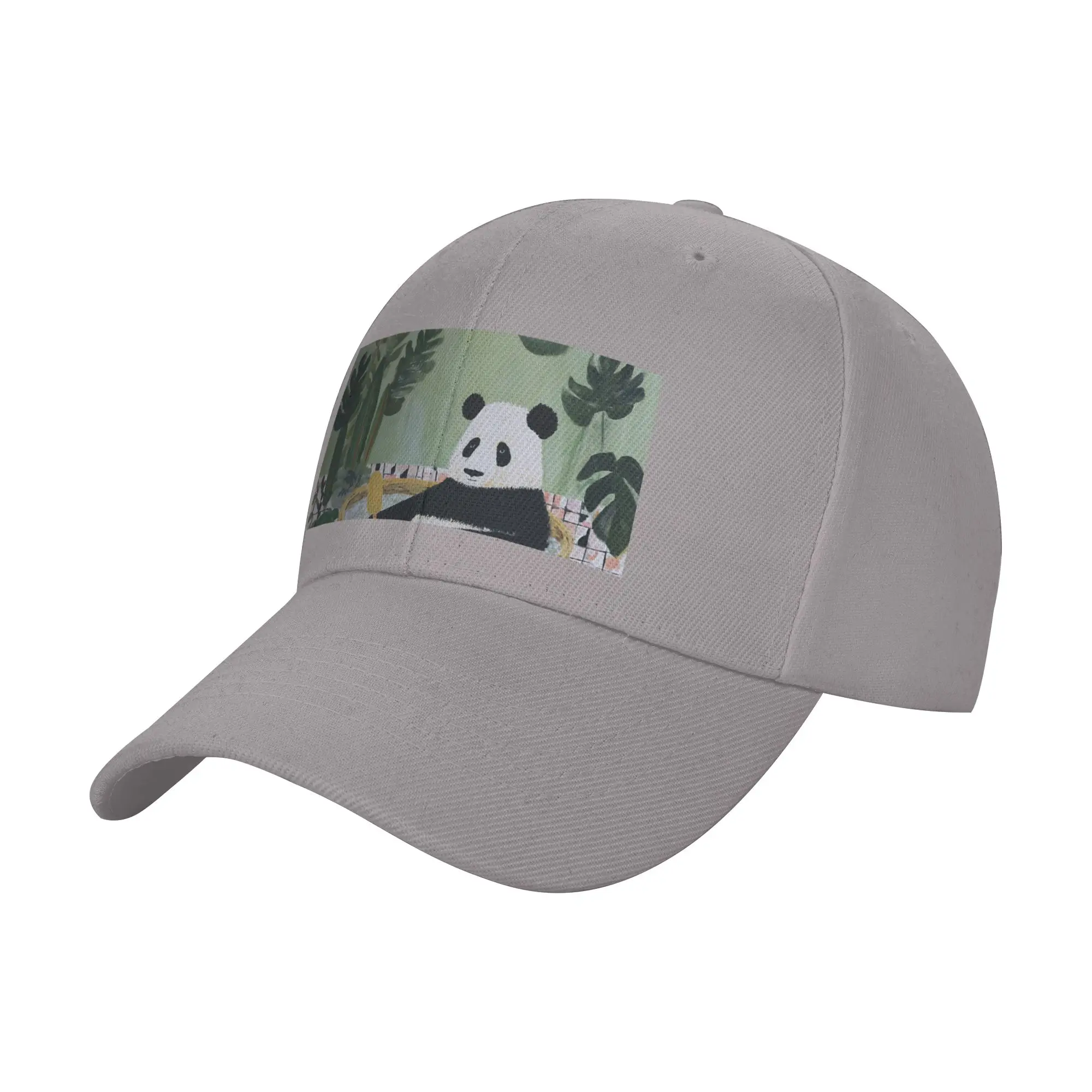 Hot Sale Panda Relaxing in a Basket Tub Baseball Cap  Sweat Wicking Caps For Men Daily Wear Caps For Men