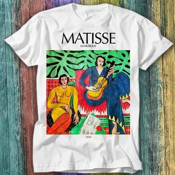 

Matisse Эстетическая музыкальная художественная футболка с рисунком Топ Футболка 269