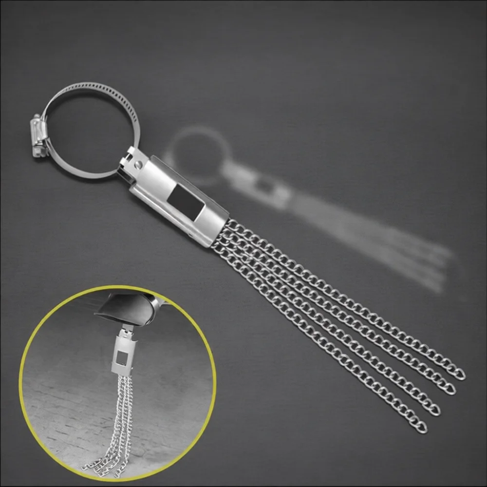 Automotive Anti Static Ground Strap Metal Chain Vehicle Static Eliminator For Exhaust Exhaust Pipe Safe Driving Strip