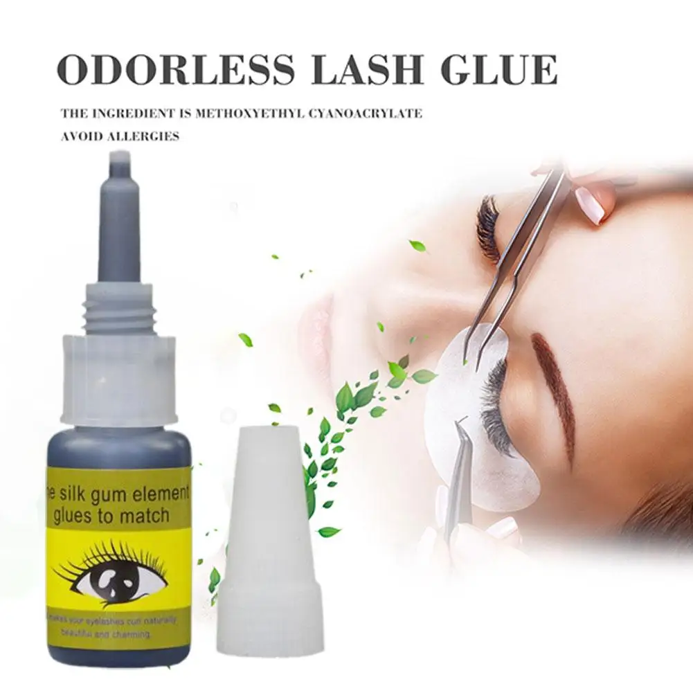 10ml Eyelashes Extension Glue Long Lasting Grafting Drying Glue Adhesive Lashes Glue Black Irritant Makeup Quic