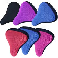 Bicycle Saddle 3D Soft Bike Seat Cover Cycling Silicone Seat Cushion Cycling Breathable Saddle Comfortable Bicycle Bike