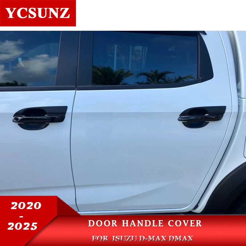

ABS Door Handle Bowl Cover For Isuzu D-Max DMAX 2020 2021 2022 2023 2024 2025 V-cross Double Cabin Car Accessories