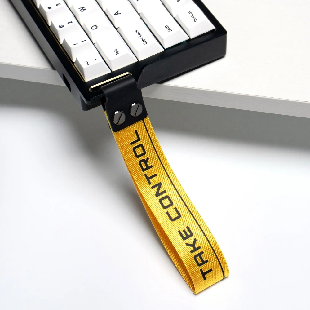 Keyboard Strap Take Control Strap Decorative Strap Take Control Nylon Strap for Wooting60 ATK68 MAD60 Gaming Mechanical Keyboard